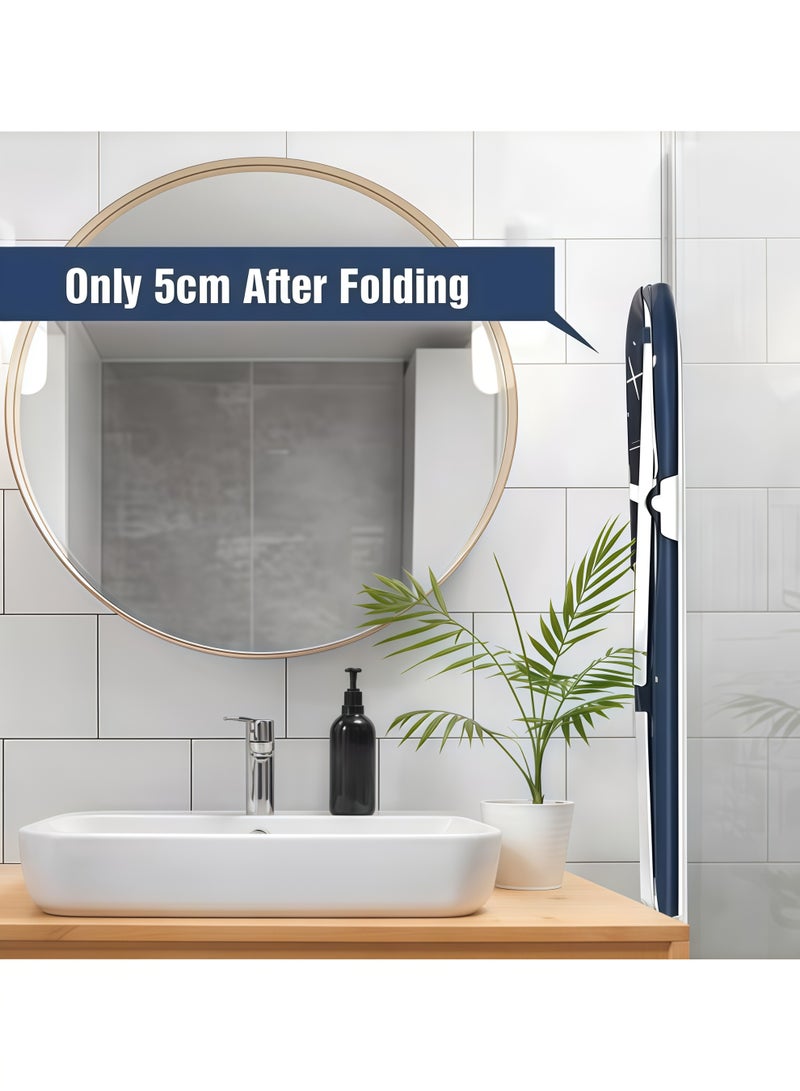 شو وو حوض استحمام محمول، حوض استحمام قابل للطي، حوض استحمام كبير قابل للطي ومقاوم للماء، حوض استحمام متعدد الطبقات، حوض استحمام ساخن مناسب لكابينة الاستحمام، أحواض استحمام قابلة للطي غير قابلة للنفخ، أحواض استحمام عائلية، حوض استحمام عائلي (أزرق، 140*50*55 سم) - Image 5